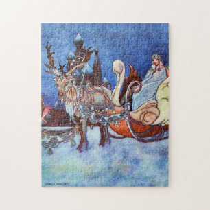 Russische prinses Winter Scene door Charles Robins Legpuzzel