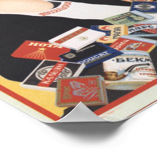 Russische reclame Poster (Hoek)