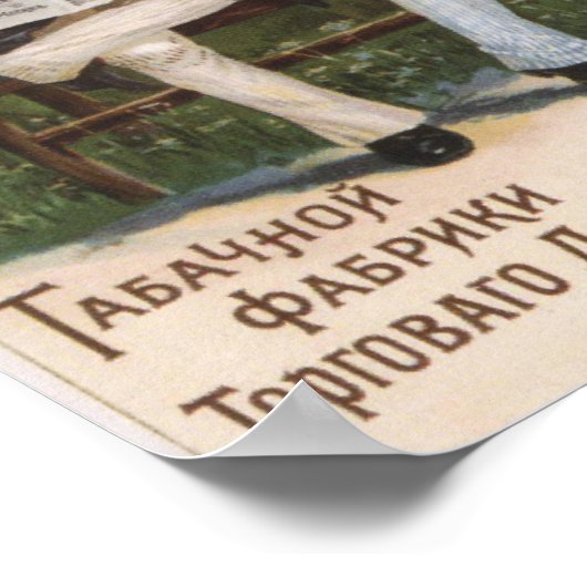 Russische reclame Poster (Hoek)