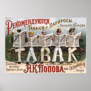 Russische reclame Poster