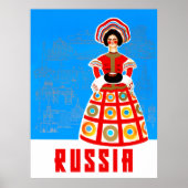 Russische reisposter poster (Voorkant)