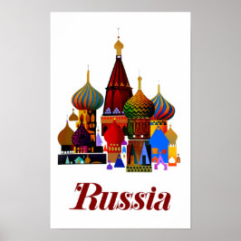 Russische reisposter poster