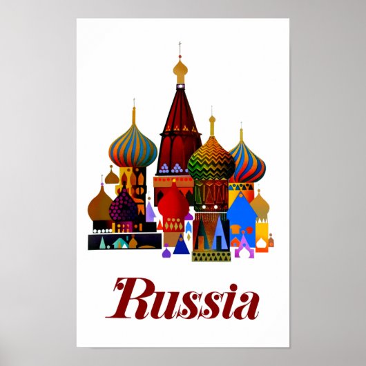 Russische reisposter poster (Voorkant)