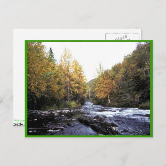 Russische rivier briefkaart (Voorkant / Achterkant)