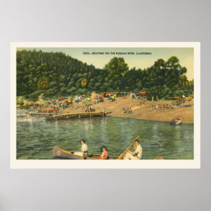 Russische rivier poster