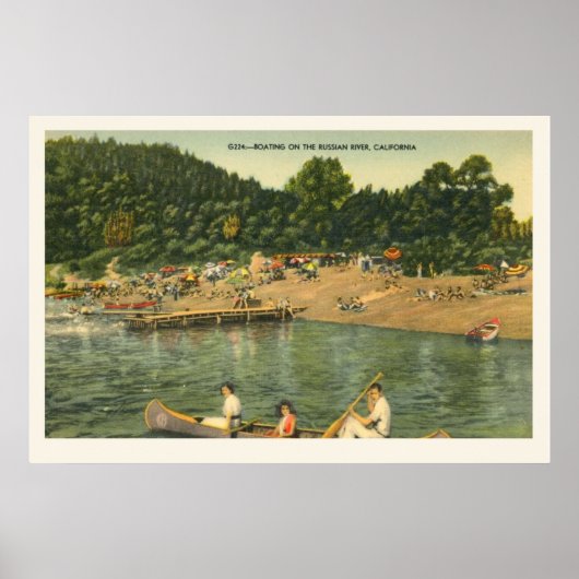 Russische rivier poster (Voorkant)