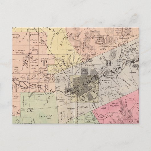 Russische rivier, Santa Rosa, Analy Townships Briefkaart (Voorkant)