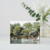 Russische rivier varen briefkaart (Staand voorkant)