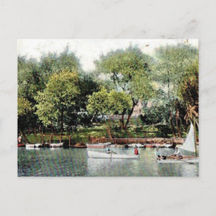 Russische rivier varen briefkaart