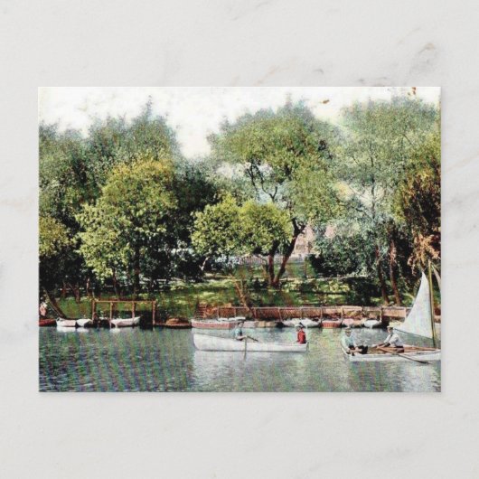 Russische rivier varen briefkaart (Voorkant)