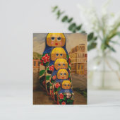 russische Romance Briefkaart (Staand voorkant)