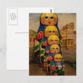 russische Romance Briefkaart (Voorkant / Achterkant)