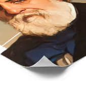 Russische romanschrijver Ivan Toergenjev illustrat Poster (Hoek)