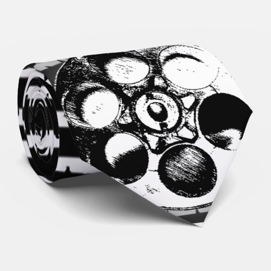 Russische Roulette Stropdas (Opgerold)