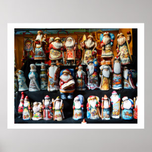Russische santas poster