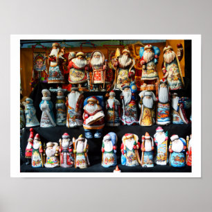 Russische santas poster