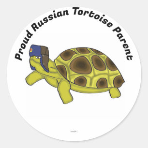 russische schildpad Sticker