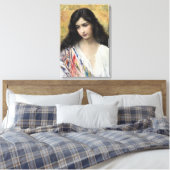 Russische schoonheid (door Konstantin Makovsky) Canvas Afdruk (Insitu (Slaapkamer))