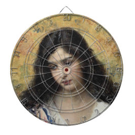 Russische schoonheid (door Konstantin Makovsky) Dartbord