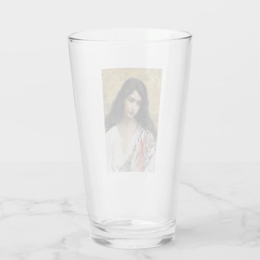 Russische schoonheid (door Konstantin Makovsky) Glas (Achterkant)