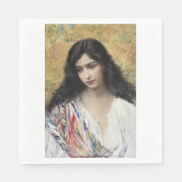 Russische schoonheid (door Konstantin Makovsky) Servet