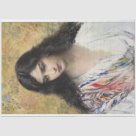 Russische schoonheid (door Konstantin Makovsky) Tissuepapier