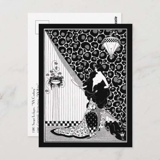  Russische schoonheidskunst Nieuwe illustratie Briefkaart (Voorkant / Achterkant)