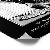  Russische schoonheidskunst Nieuwe illustratie Poster (Hoek)