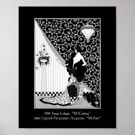 Russische schoonheidskunst Nieuwe illustratie Poster