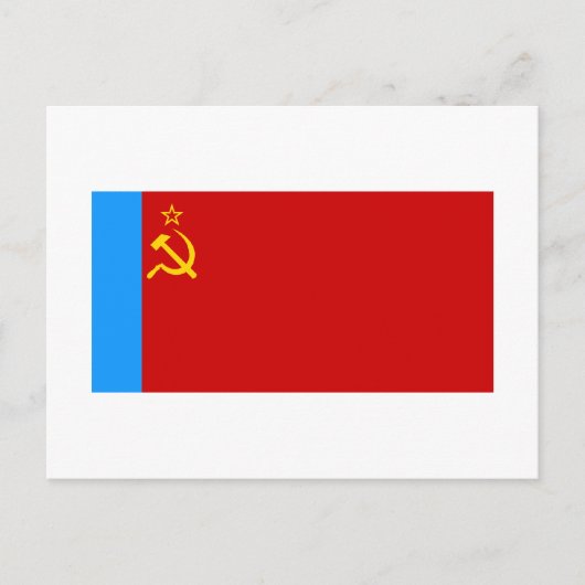 Russische SFSR-vlag Briefkaart (Voorkant)