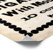 Russische sigarettensignor Zarina Poster (Hoek)