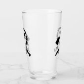 Russische sikkel en hamerboze invasie glas (Links)