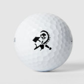 Russische sikkel en hamerboze invasie golfballen (Voorkant)