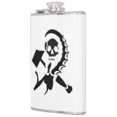 Russische sikkel en hamerboze invasie heupfles (Links)