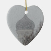 Russische sneeuwstorm keramisch ornament (Rechts)