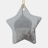 Russische sneeuwstorm keramisch ornament (Links)
