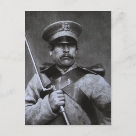 Russische soldaat briefkaart (Voorkant)