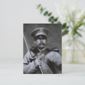 Russische soldaat briefkaart (Staand voorkant)