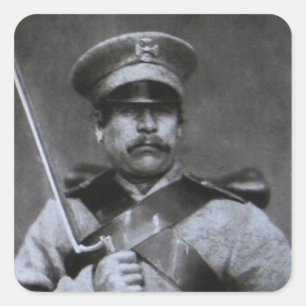 Russische soldaat vierkante sticker