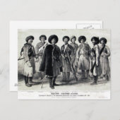 Russische soldaten briefkaart (Voorkant / Achterkant)