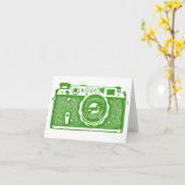 Russische Sovjet-camera - advocaten Kaart (Gele Bloem)