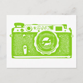 Russische Sovjet-camera - Martian Green Briefkaart