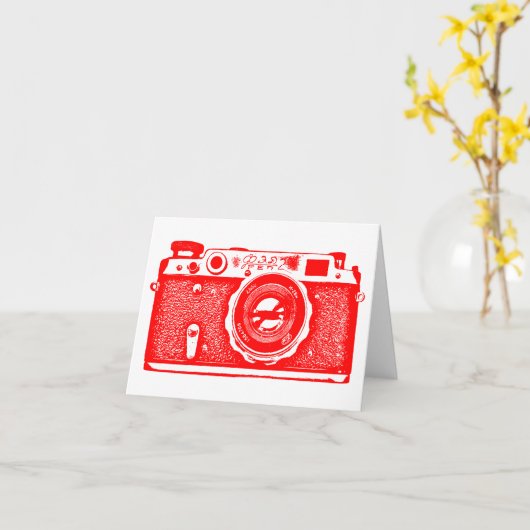 Russische Sovjet-camera - Rood Kaart (Gele Bloem)