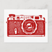 Russische Sovjet-camera - Ruby Red Briefkaart (Voorkant)