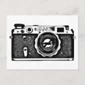 Russische Sovjet-camera - zwart Briefkaart (Voorkant)