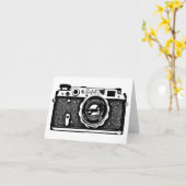 Russische Sovjet-camera - zwart Kaart (Gele Bloem)