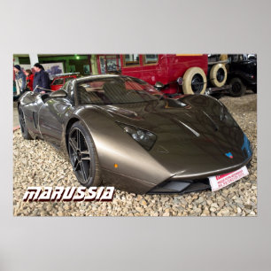 Russische sportauto Marussia Poster