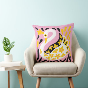 Russische stijl sprookje koninklijke gekroonde zwa kussen