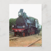 Russische stoamlocomotief briefkaart (Voorkant)