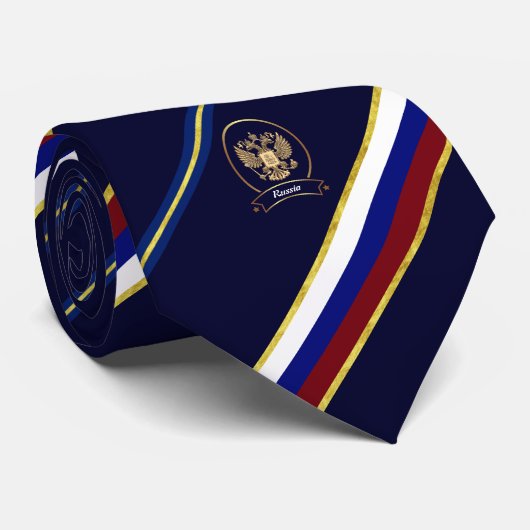 Russische strepenvlag stropdas (Opgerold)